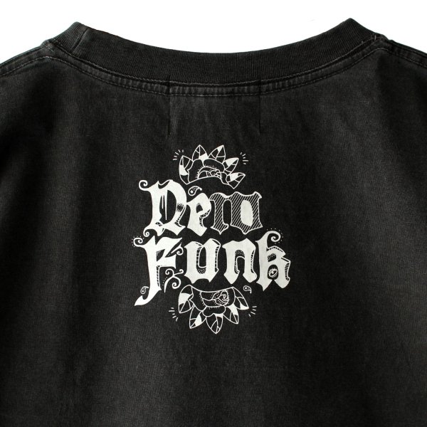 画像5: 【NEWFUNK】SIBA "Shakur" TEE (Pigment Dye: Black) (5)
