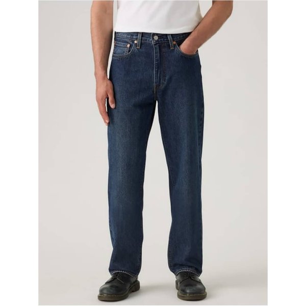 画像3: 【Levi's】568 Loose Straight Jeans (Dark Indigo) (3)