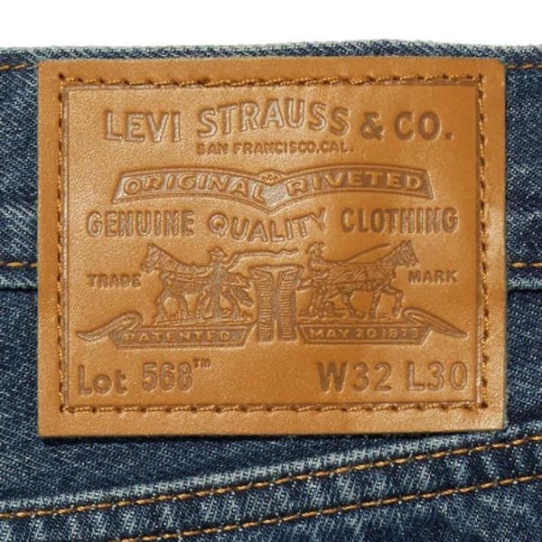 画像11: 【Levi's】568 Loose Straight Jeans (Dark Indigo) (11)