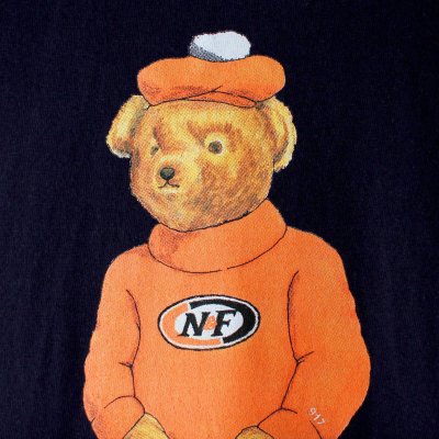 画像1: 【NEWFUNK】HEADS BEAR TEE (Navy)