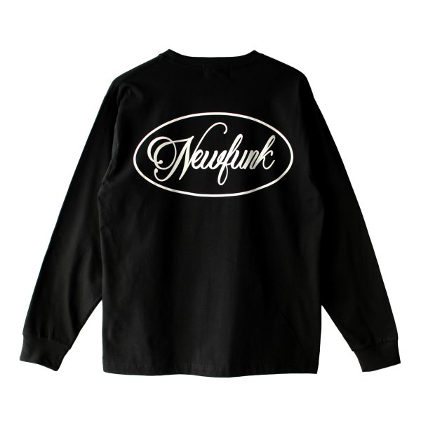 画像2: 【NEWFUNK】CIRCLE Long Sleeve Shirt (Black) (2)