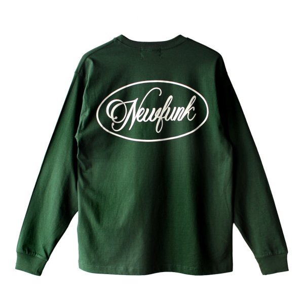 画像2: 【NEWFUNK】CIRCLE Long Sleeve Shirt (Mos Green) (2)