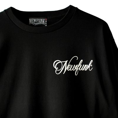 画像1: 【NEWFUNK】CIRCLE Long Sleeve Shirt (Black)