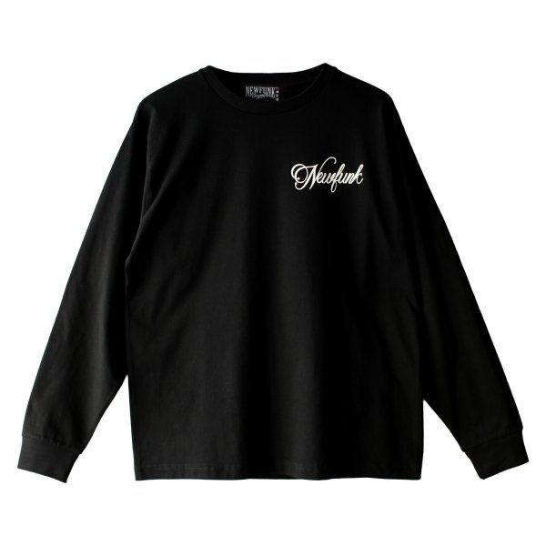 画像1: 【NEWFUNK】CIRCLE Long Sleeve Shirt (Black) (1)