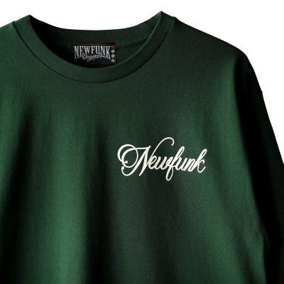 画像1: 【NEWFUNK】CIRCLE Long Sleeve Shirt (Mos Green)