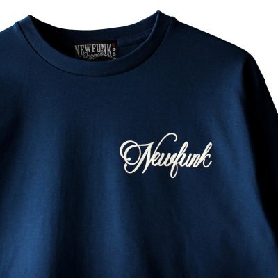 画像1: 【NEWFUNK】CIRCLE Long Sleeve Shirt (Classic Blue)