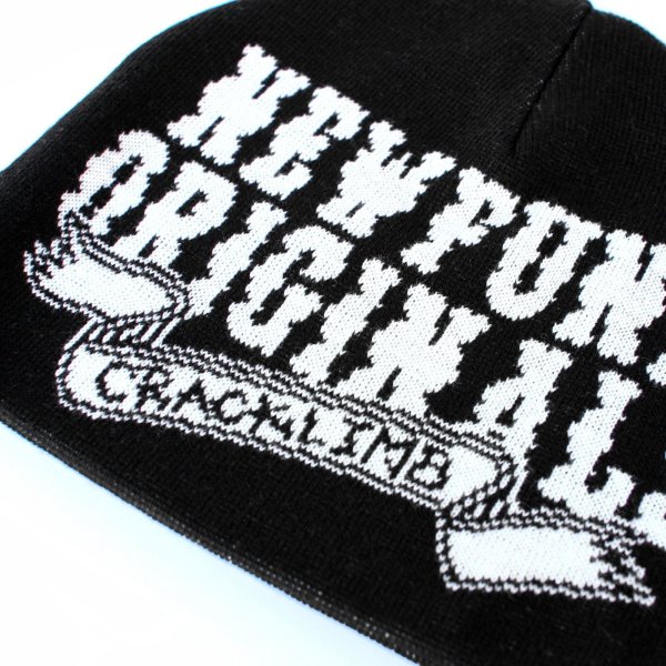 画像2: 【NEWFUNK】DAM Weaving Beanie (Black) (2)