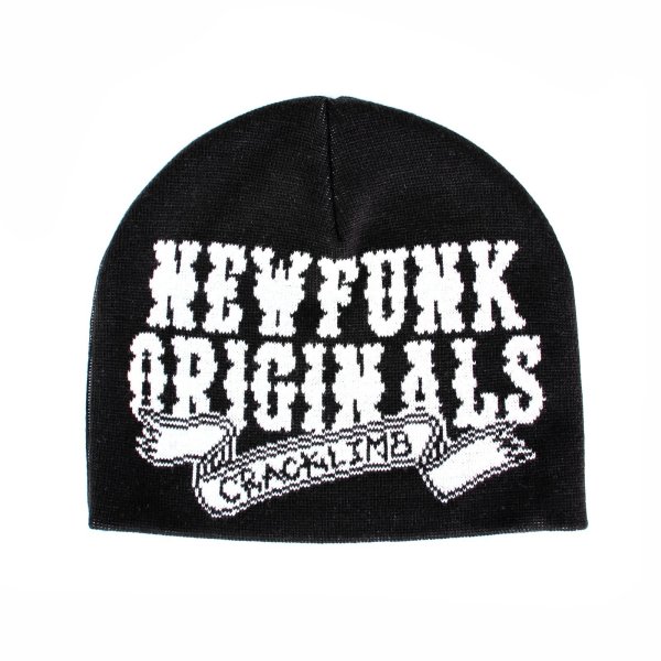 画像1: 【NEWFUNK】DAM Weaving Beanie (Black) (1)