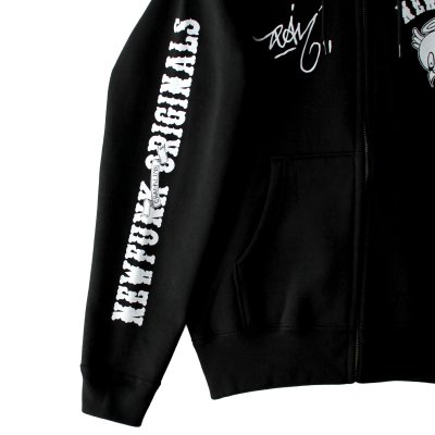 画像3: 【NEWFUNK × DAM ONE】SOUL ZIP HOODIE (Black)
