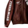 画像5: 【NEWFUNK × DAM ONE】SOUL ZIP HOODIE (Chocolate) (5)