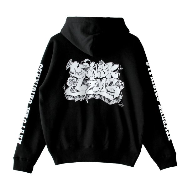 画像2: 【NEWFUNK × DAM ONE】SOUL ZIP HOODIE (Black) (2)