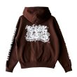 画像2: 【NEWFUNK × DAM ONE】SOUL ZIP HOODIE (Chocolate) (2)