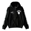 画像1: 【NEWFUNK × DAM ONE】SOUL ZIP HOODIE (Black) (1)