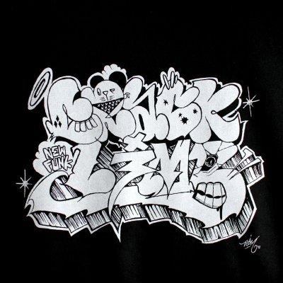 画像2: 【NEWFUNK × DAM ONE】SOUL ZIP HOODIE (Black)