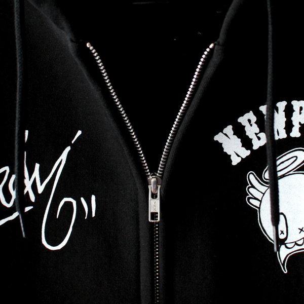 画像6: 【NEWFUNK × DAM ONE】SOUL ZIP HOODIE (Black) (6)
