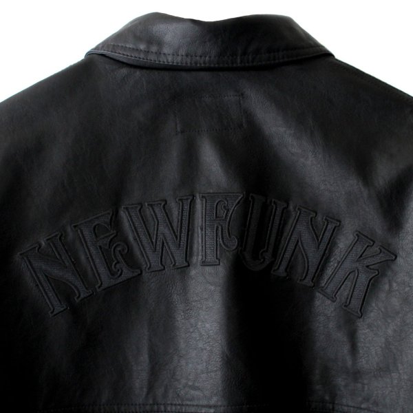 画像5: 【NEWFUNK】SPICY LEATHER JACKET (Black) (5)