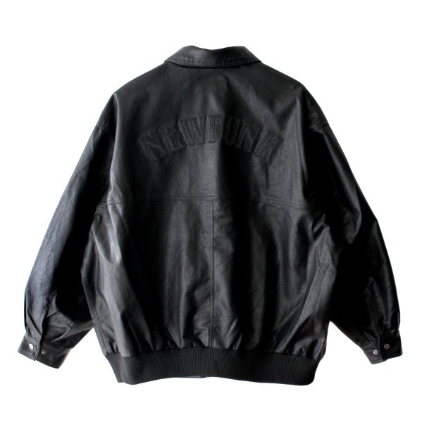 画像2: 【NEWFUNK】SPICY LEATHER JACKET (Black) (2)