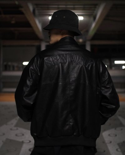 画像2: 【NEWFUNK】SPICY LEATHER JACKET (Black)
