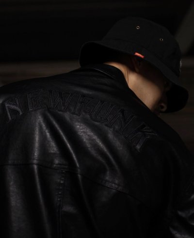 画像3: 【NEWFUNK】SPICY LEATHER JACKET (Black)