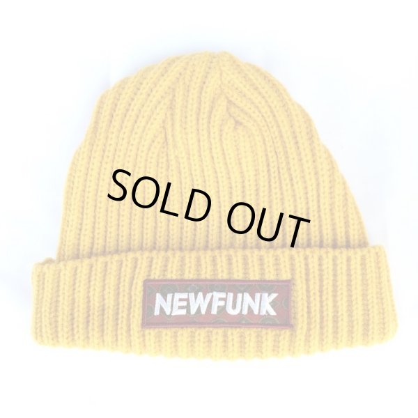 画像1: 【CRACKLIMB】NEWFUNK BOX KNIT CAP (Mustard) (1)