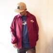 画像3: 【CRACKLIMB】KINGPIN NILON JACKET (WINE) (3)