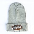 画像1: 【CRACKLIMB】'17 LOGO PAISLEY KNIT CAP (Gray) (1)