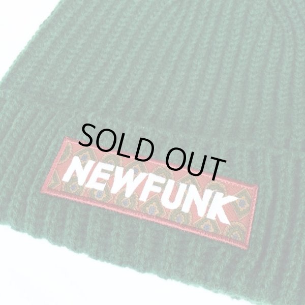 画像2: 【CRACKLIMB】NEWFUNK BOX KNIT CAP (Mos Green) (2)