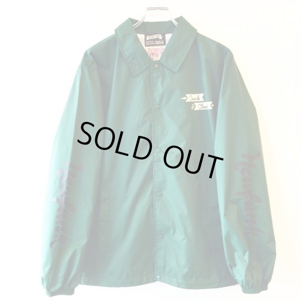 画像2: 【CRACKLIMB】KINGPIN NILON JACKET (D.GREEN) (2)