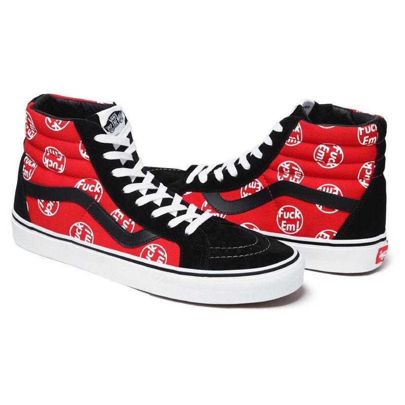 14AW Supreme/Vans Fuck'Em Sk8-Hi 27.5cm