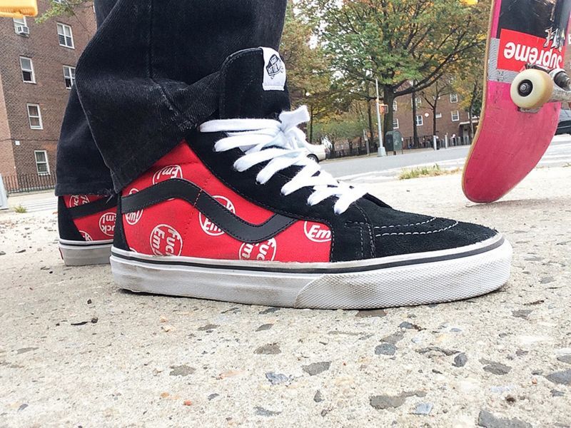 【Supreme × Vans】 Fuck Em! SK8-HI