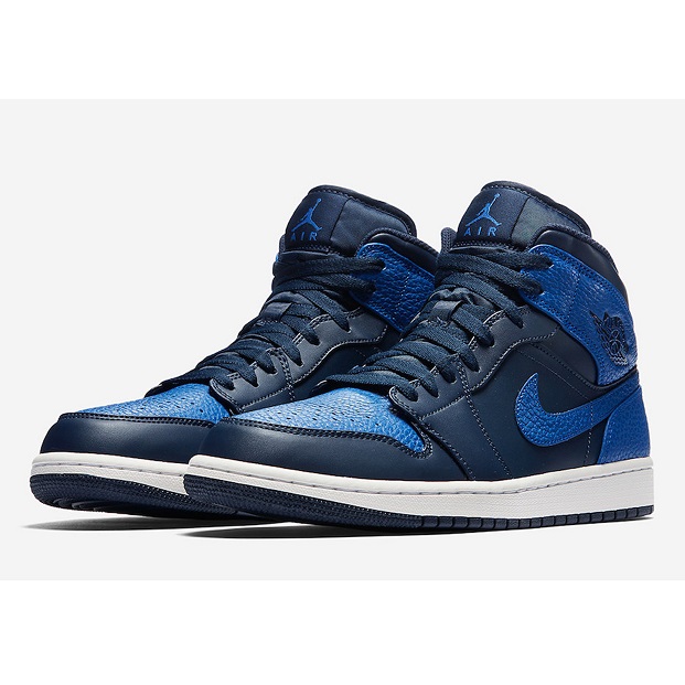 air jordan 1 mid obsidian blue