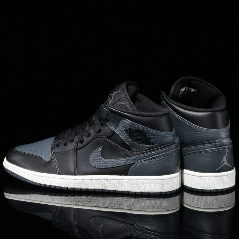 NIKE AIR JORDAN 1 MID 黒青 28.0cm 新品 黒タグ